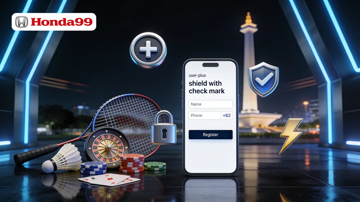 honda99 di Indonesia — Metode Login honda99 di Indonesia